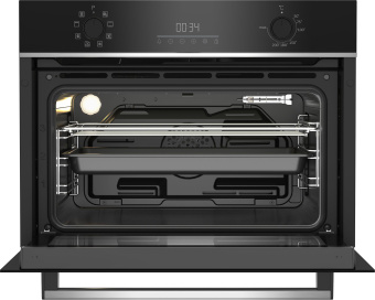 Духовой шкаф Электрический Beko BBCM13300X черный/серебристый
