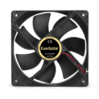 Вентилятор ExeGate EX12025SM черный 120x25мм1200rpm Molex (EX283394RUS)
