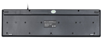 Клавиатура Оклик 550ML черный USB slim Multimedia LED
