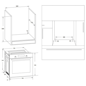 Духовой шкаф OKB 370 CMX KORTING