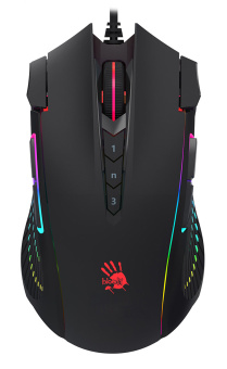 Мышь A4Tech Bloody J90s черный оптическая (8000dpi) USB (12but)