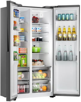 Холодильник Haier HRF-523DS6RU серебристый