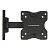 Кронштейн для телевизора Ultramounts UM 860 черный 13"-27" макс.20кг настенный поворот и наклон