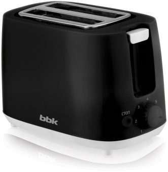 Тостер BBK TR82 700Вт черный/белый