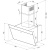 Вытяжка Krona Kristen 600 white/inox S Вытяжка Krona Kristen 600 white/inox S