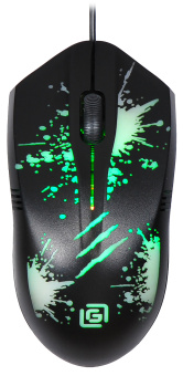 Мышь Оклик 399M STIGMA черный оптическая (1000dpi) USB (3but)