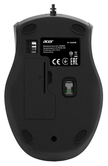 Мышь Acer OMW020 черный оптическая (1600dpi) USB (3but)